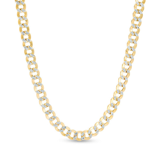 10k Yellow Gold Diamond Cut Chain